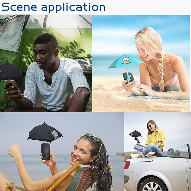 😎Telefoonparaplu met zuignap☂️