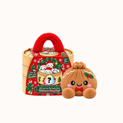 🥟🎄 Kerst Dumpling Knuffel – Het Schattigste Kerstmaatje! ❤️