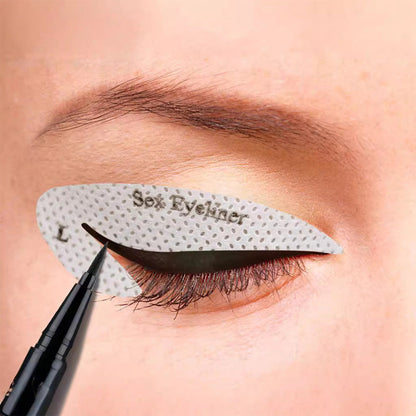 Stickers voor oogschaduw/eyeliner make-up sjabloon