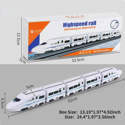 💥Hot Sale 💥-Elektrische universele simulatie hogesnelheidstrein Harmony trein speelgoed