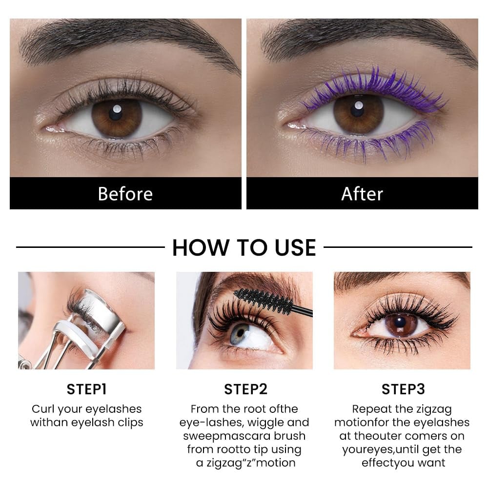 Zijdevezel mascara Wimperkleur mascara