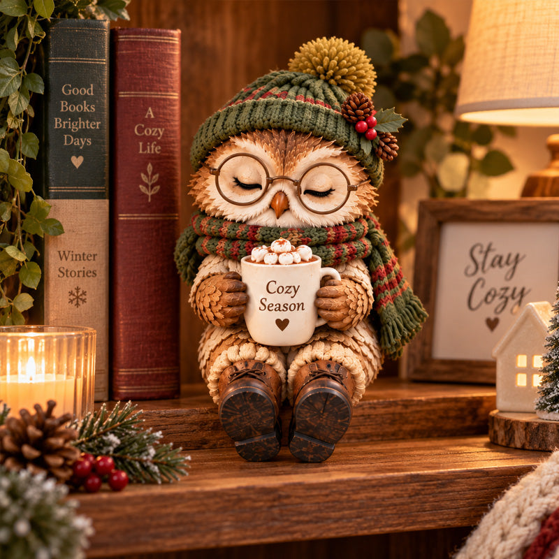🦉✨ Magische Kerst Dieren – Klein, Lief & Gezellig!