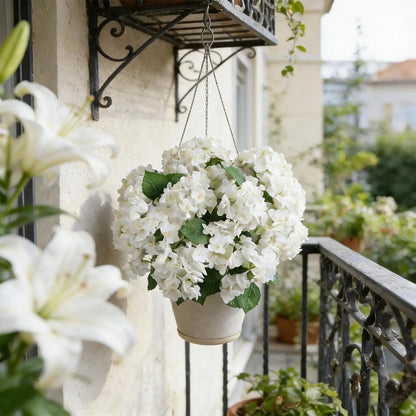 🌼Kunstige hortensia's voor buiten – UV-bestendig, waterdicht en windbestendig💐🌸
