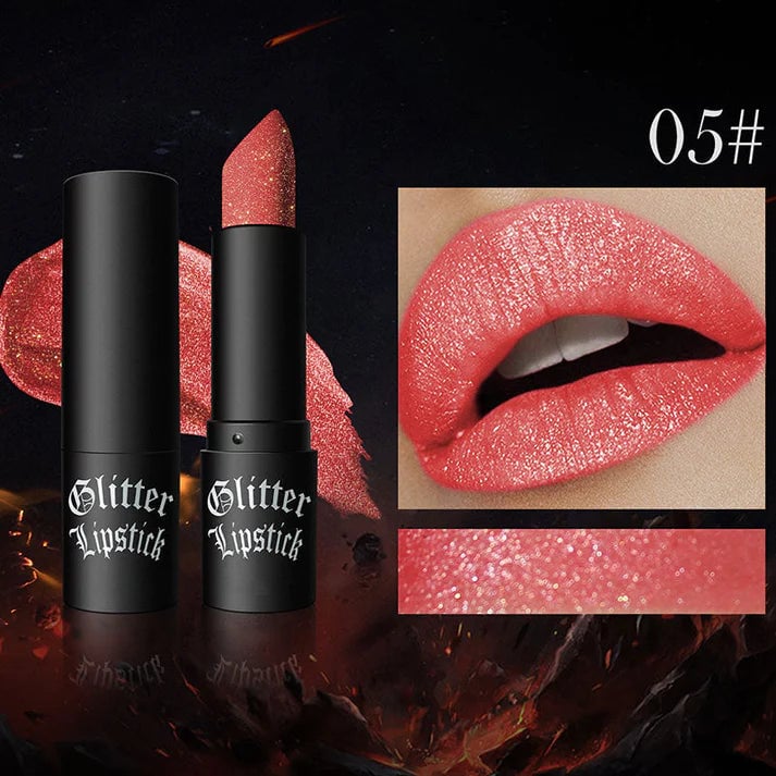 [🔥De laagste prijs van vandaag] Matte permanente lippenstift met fijne glitters✨✨✨✨