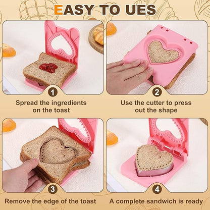 2-in-1 Sandwich Snijder & Sealer – Creatief & Lekvrij 🥪✨🍞