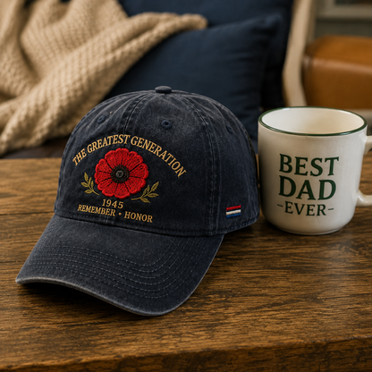 🎖️🌺 De erfenis van een generatie — Poppy-pet ter herdenking van 1945