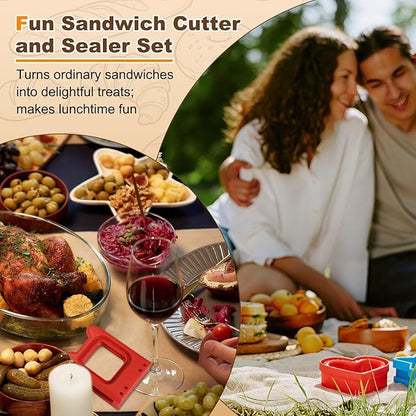 2-in-1 Sandwich Snijder & Sealer – Creatief & Lekvrij 🥪✨🍞