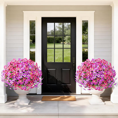 🌸 UV-Bestendige Kunst Petunia's – Altijd Kleurrijke Bloemen, Zonder Onderhoud! 🌿✨