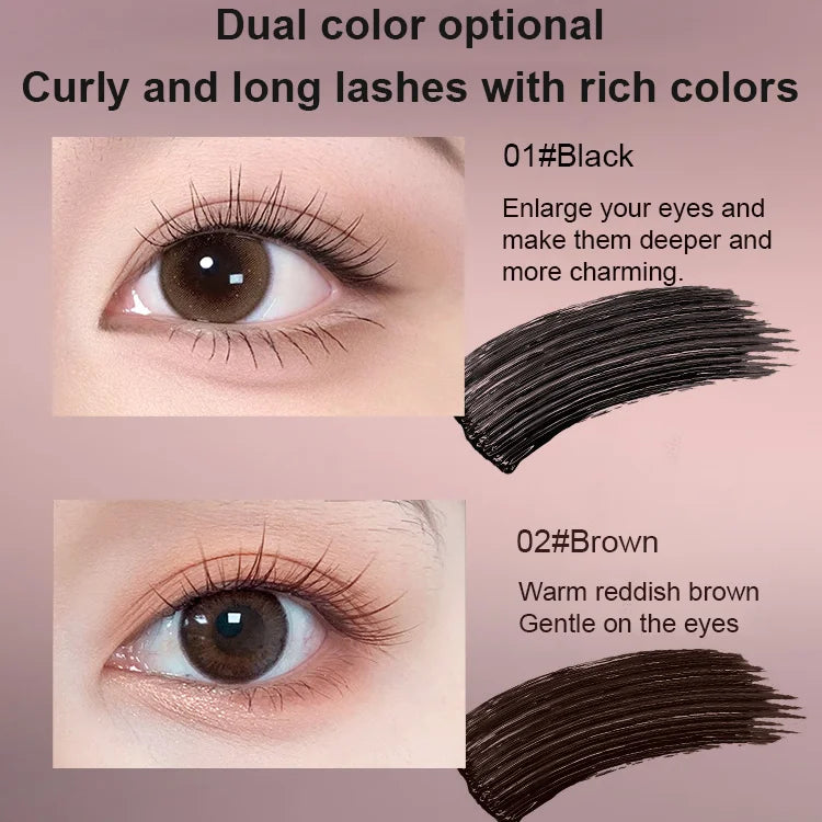 [Waterproof en veegvast]Verlengende en krullende langhoudende mascara