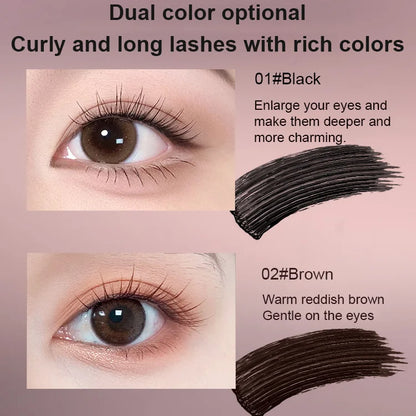 [Waterproof en veegvast]Verlengende en krullende langhoudende mascara