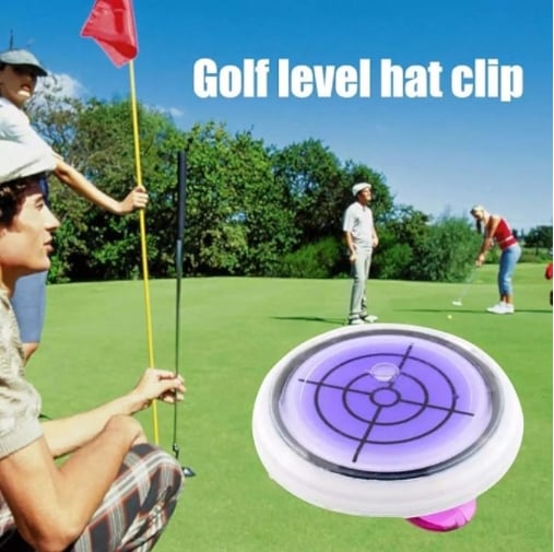 🔥(Golftrainer) Golfbalmarker Ronde dop Clip Mark met waterpasfunctie