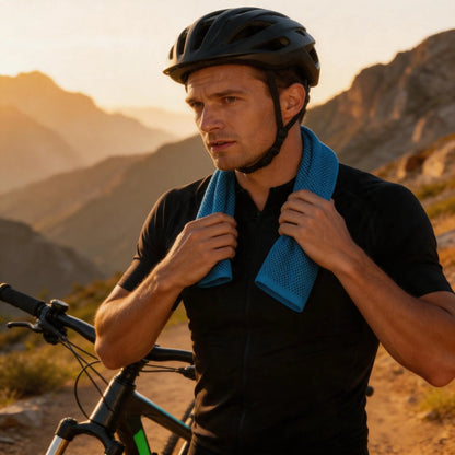 🏃❄️Handdoek tegen koud zweet die je overal en altijd kunt gebruiken! Herbruikbaar, zacht, absorberend, verkoelend en draagbaar