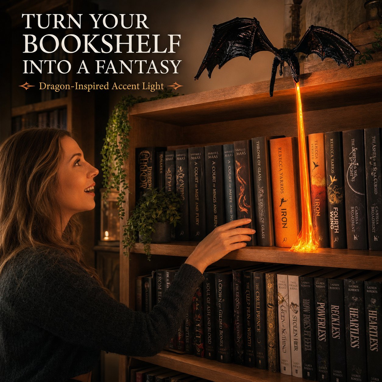 📚 Drakenlamp voor liefhebbers van fantasieboeken – Tijdelijke aanbieding: 50% KORTING