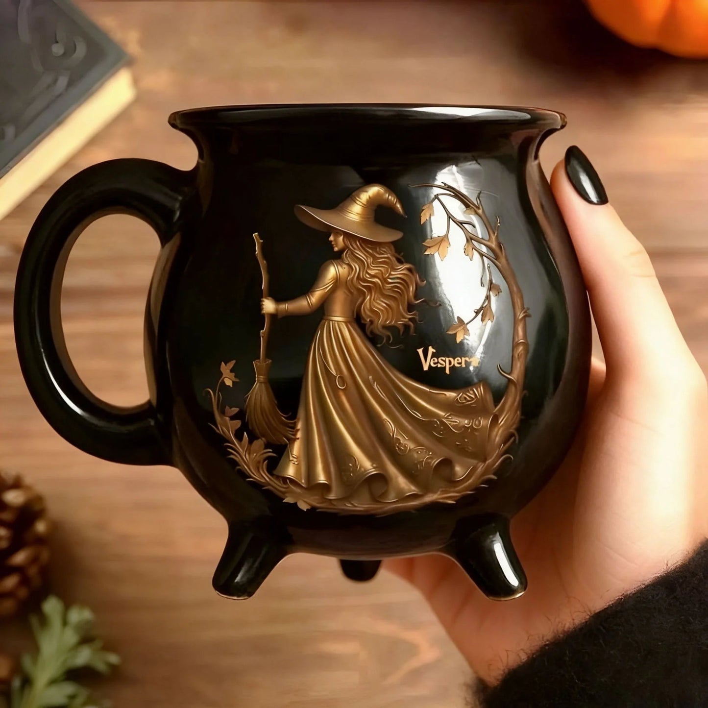 🔥Halloween-vroegboekkorting🎃Op maat gemaakte heksenketel-mok — Het ultieme Halloween-brouwsel! 🔮💀☕️