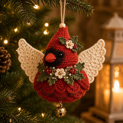 🔥Gehaakte engeltjes als kerstversiering – Schattige gevleugelde kerstboomdecoraties🧶