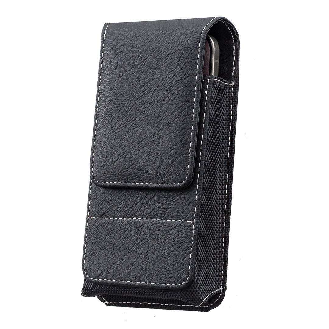 ⚡Grote korting | Heupriem-telefoonhoesje 📱 Leren holster met meerdere vakken en kaarthouder