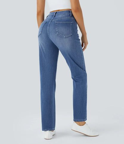 Lotte | Elastische en comfortabele broek met hoge taille