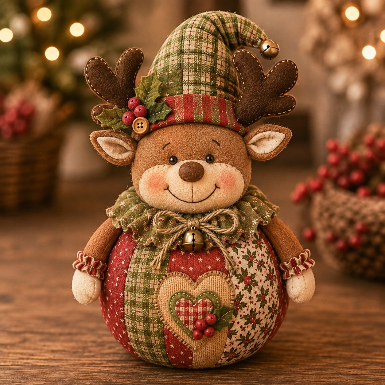 🔥Limited Time Sale 49% OFF - 🎄🎅Patchwork Fabric Doll DIY Kit
