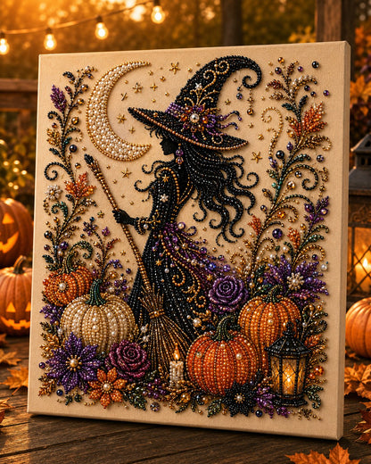 👻✨ DIY-set voor Halloween-parelkunst – Maak van kleine pareltjes griezelig-schattige kunstwerkjes