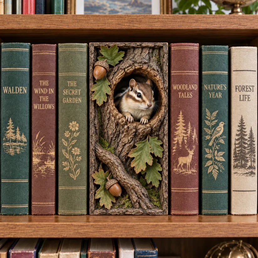 🐿️ Bosrijke Boekhoek – Een Klein Bosverhaal op je Boekenplank 🌲📚