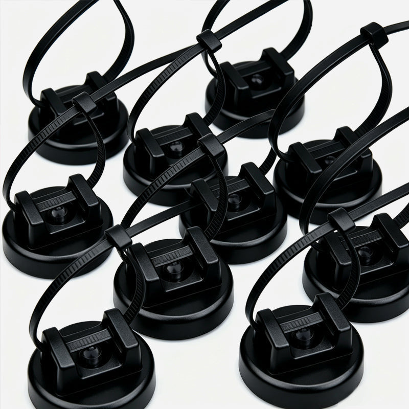 🧲 Compact 16mm Magnetic Cable Tie Mount
