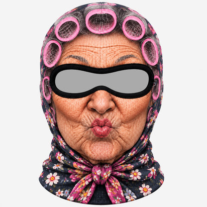 😂🎿 Grappige Oma Skimuts – Gegarandeerd Lachen op Elk Feestje!