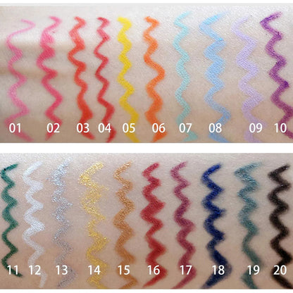 🔥🔥20-delige set met gekleurde oogpotloden