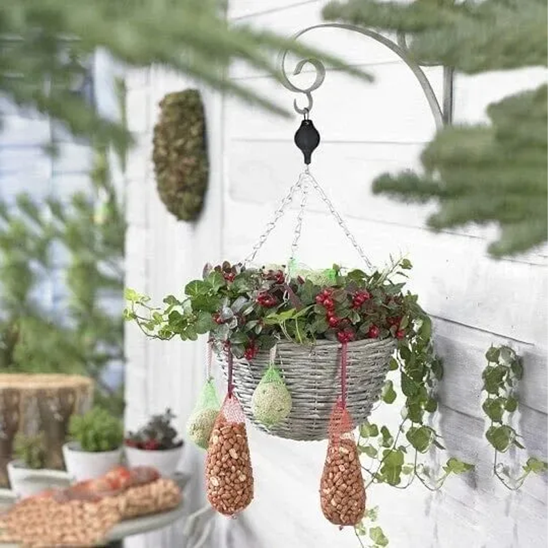 🌳 Intrekbare hefmand-tuinhaak