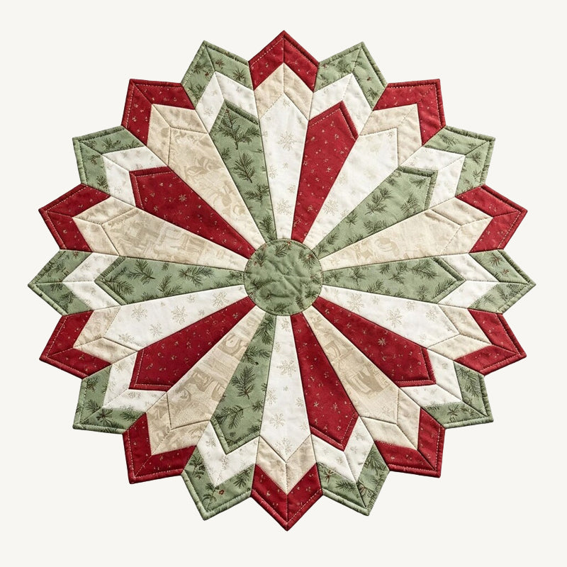 🎄🌺 Kerst Bloem Placemat – Houd Je Tafel Mooi & Droog!