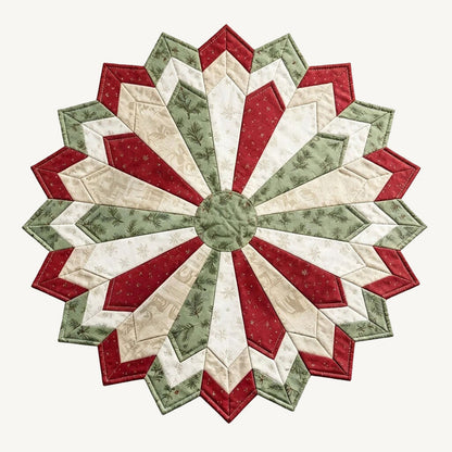 🎄🌺 Kerst Bloem Placemat – Houd Je Tafel Mooi & Droog!