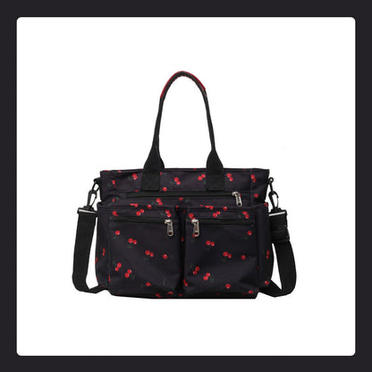 🍒Draagtas met kersenprint