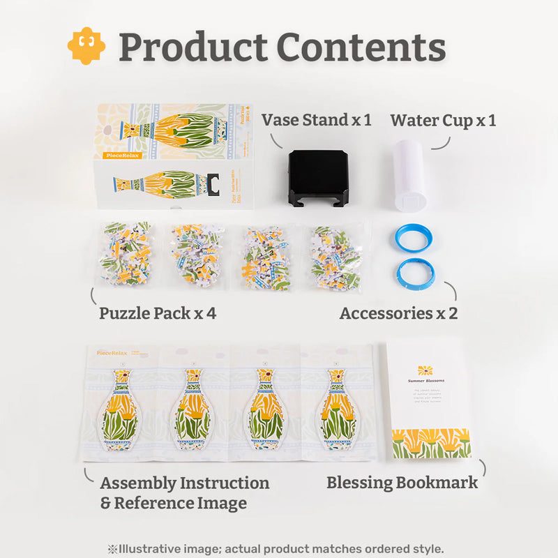 🎄Kerst promotie-49% UIT🎄3D kunst puzzel vaas