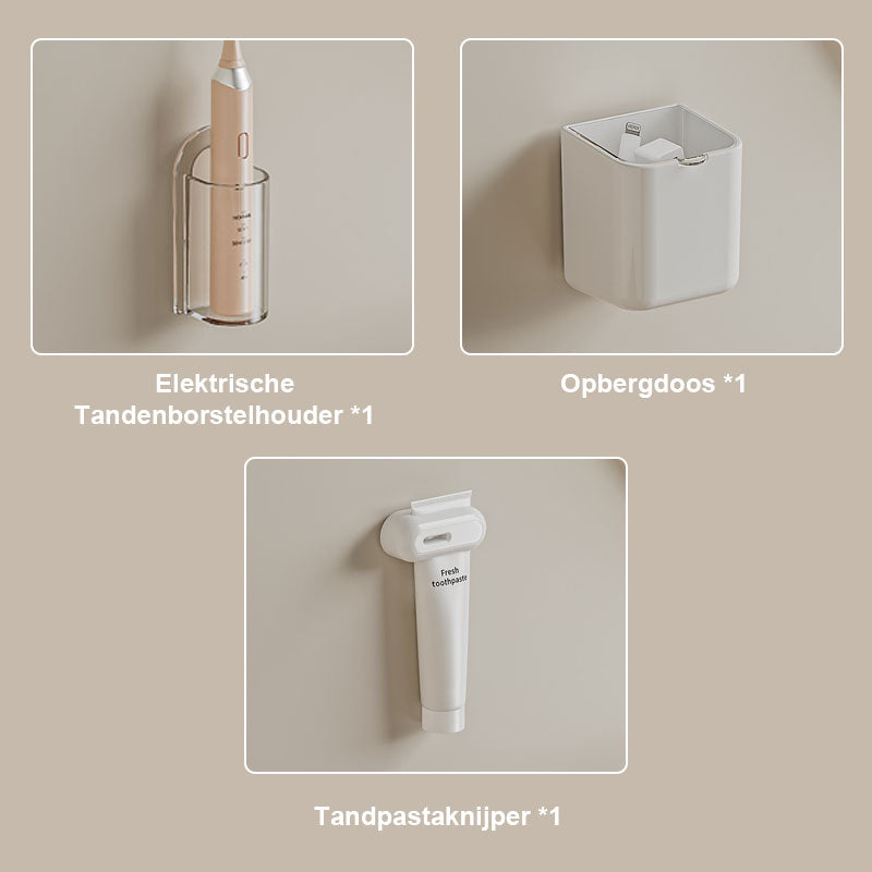 Ponsvrije, Aan De Muur Gemonteerde Tandenborstelopslag