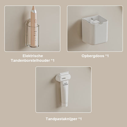 Ponsvrije, Aan De Muur Gemonteerde Tandenborstelopslag