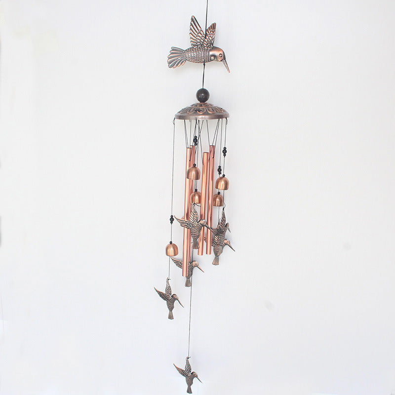 🎵 Rustgevende Vintage Metalen Windgong (90cm) — Creëer Je Eigen Zen-Oase Thuis ✨