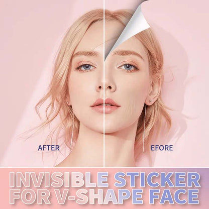 💁‍♀️ Bereik direct een jeugdige V-vorm ✨ Instant Face & Neck Lift Tape - Voor een vlekkeloos zelfvertrouwen de hele dag