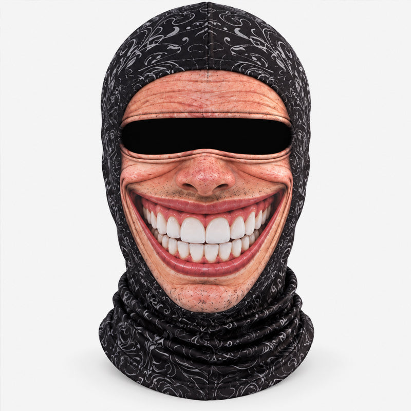 😂❄️ Grappig gezichtsmasker voor ski's – Hilarische bivakmuts voor de winter en het skiën !🎿