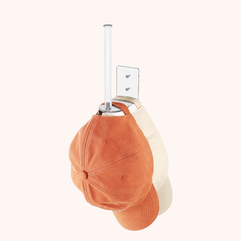 🧢✨ Boorvrije aan de muur gemonteerde hoedenhouder – Zelfklevende organizer voor baseballpetten 🧢📦