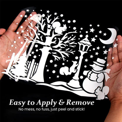 Christmas Village Window Decals