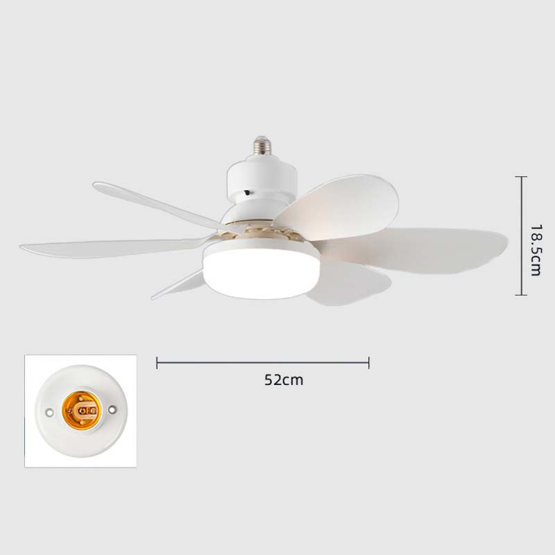 🌟 Zesbladige Ventilatorlamp — Breng comfort en verkoeling in elke ruimte!