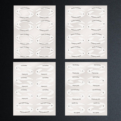 Stickers voor oogschaduw/eyeliner make-up sjabloon