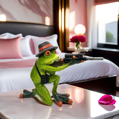 🐸🎯 Kikkerjager – Grappig figuurtje van een kikkerjager