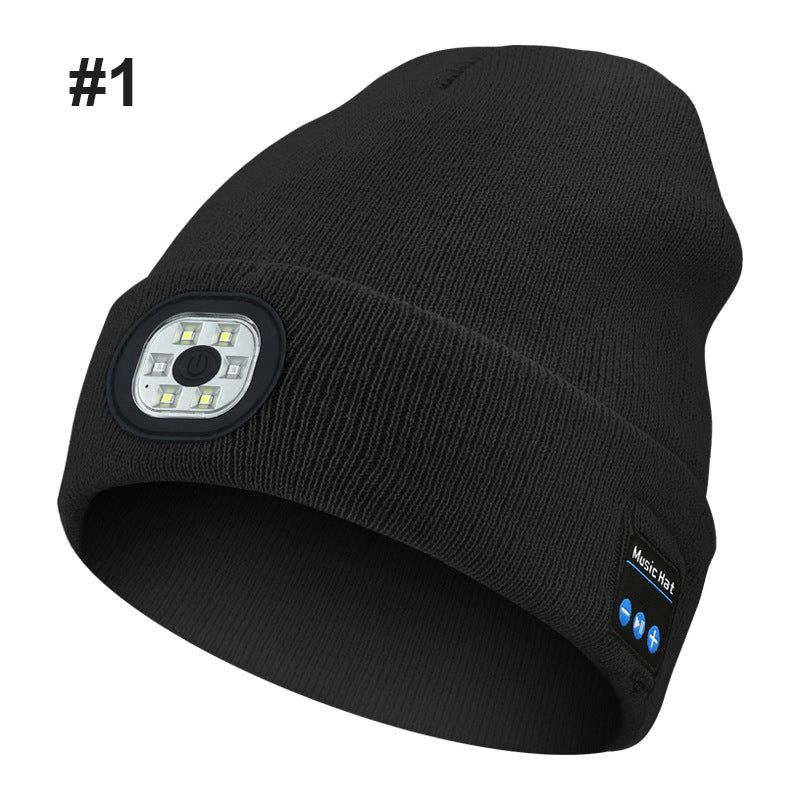 Bluetooth LED Gebreide Muts