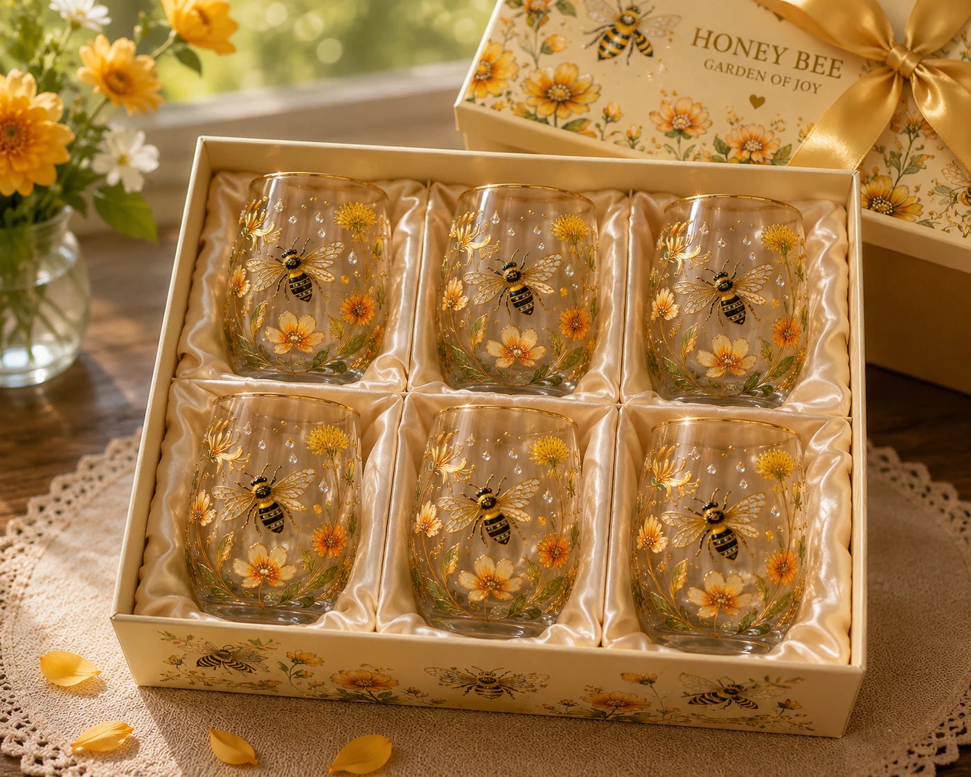 🌸🌿 Limited Edition 2026 Garden Morning Bliss glazen theekopje☀️☕