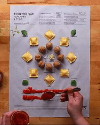 Recept-bedrukt bakpapier – Handige bakplaat voor thuisgebruik in de oven