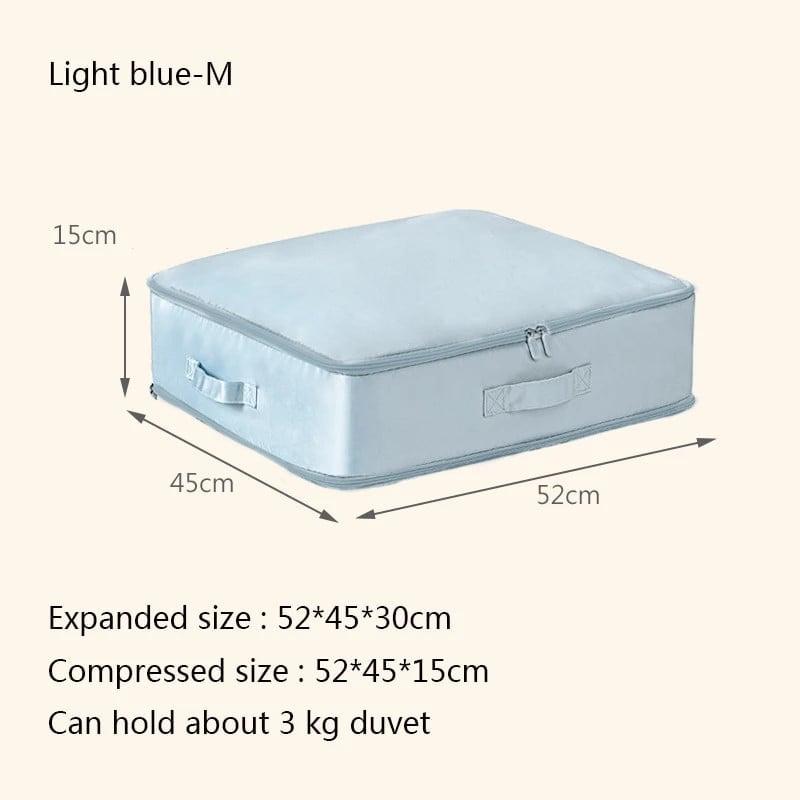 Compressiedekbed opbergtas met grote capaciteit