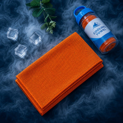 🏃❄️Handdoek tegen koud zweet die je overal en altijd kunt gebruiken! Herbruikbaar, zacht, absorberend, verkoelend en draagbaar