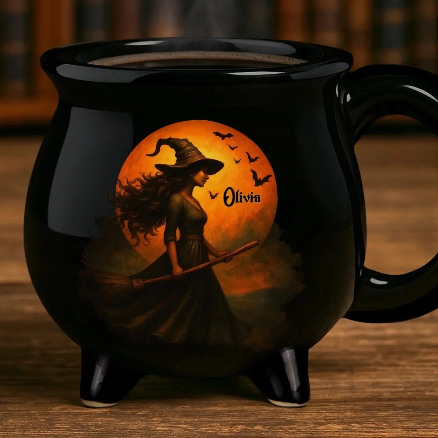 🔥Halloween-vroegboekkorting🎃Op maat gemaakte heksenketel-mok — Het ultieme Halloween-brouwsel! 🔮💀☕️