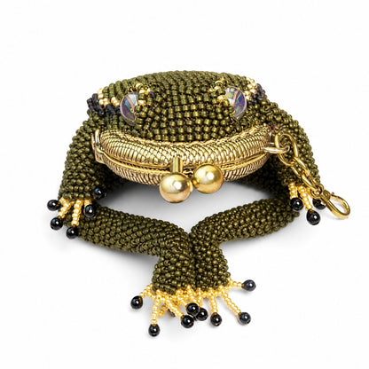 Mini Kikker Portemonnee – Een Klein Accessoire met Grote Charme 🐸✨👜