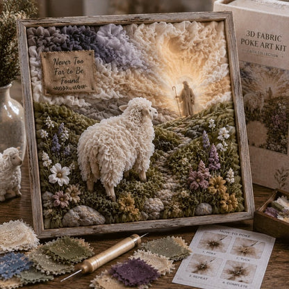 🔥 Laatste dag: 49% KORTING - ✝️ 3D-poke-art-set van christelijke stof